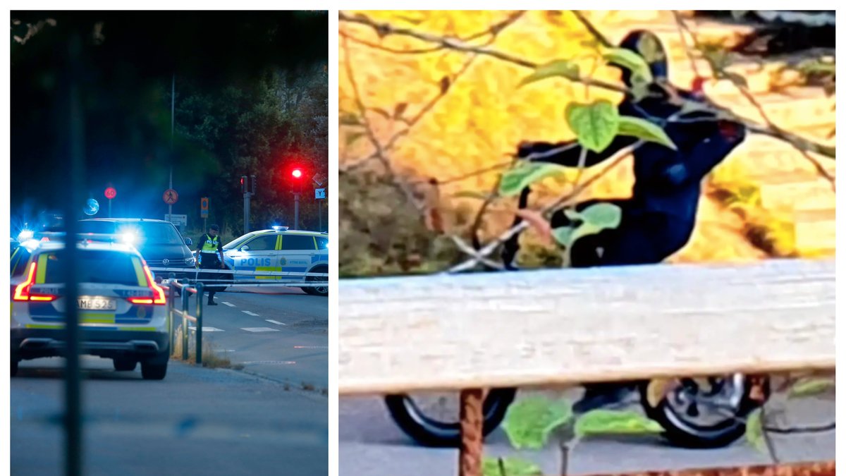 Polisen efterlyser misstänkte mördaren, som flydde på cykel, i Berga i Linköping.